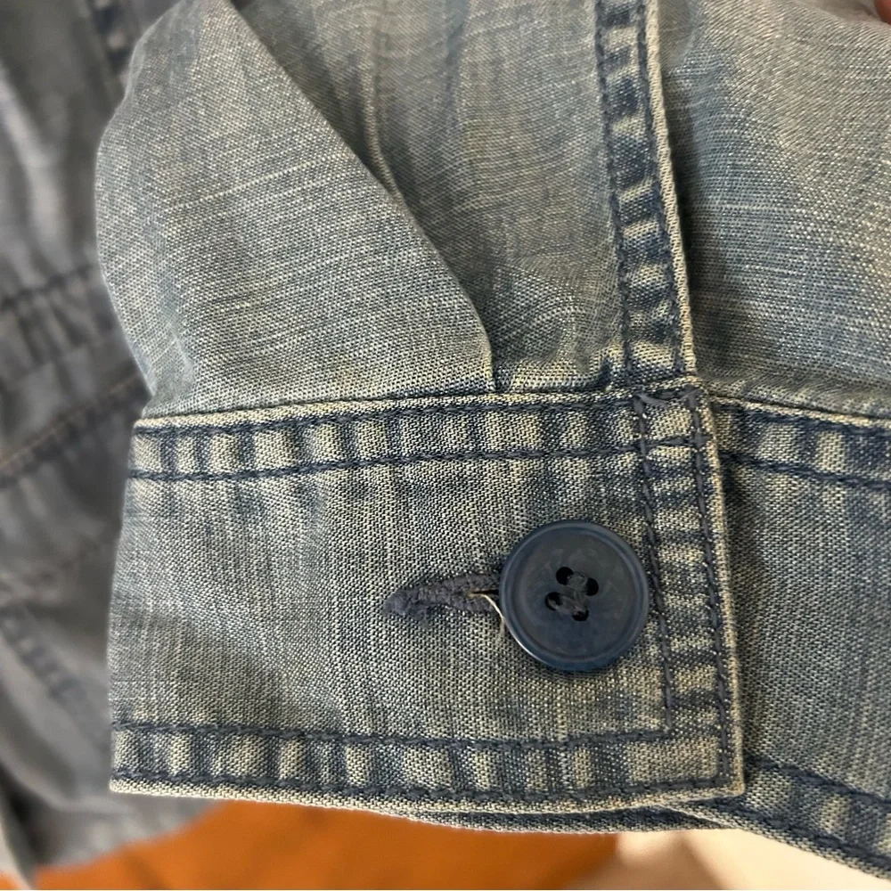 Talbots Cotton Casual Jacket Tencel Blend. Size Small.